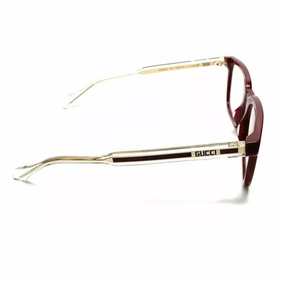 Gucci Men's Burgundy Eyeglasses - Picture 3 of 4